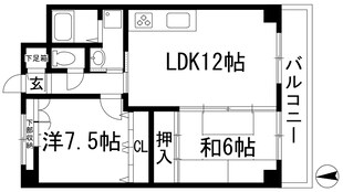 ウエストコーポの物件間取画像